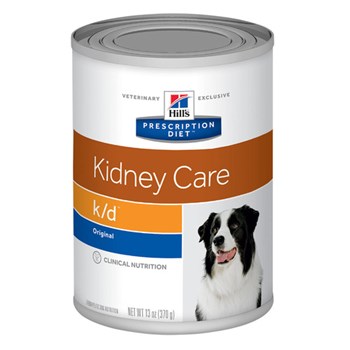 Ração Úmida Hill's Prescription Diet Lata K/D Cuidado Renal para Cães Adultos com Doença Renal 370g