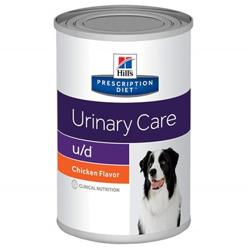 Ração Úmida Hill's Prescription Diet Lata u/d Cuidado Urinário para Cães Adultos 370g