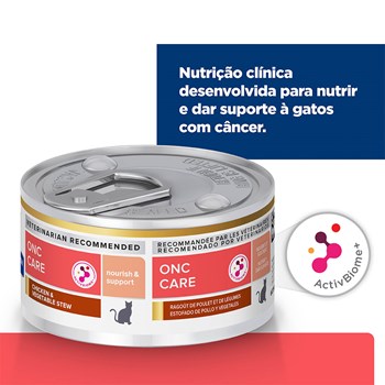 Ração Ùmida Hill's Prescription Diet ONC Care Cuidado Oncológico para Gatos 82g