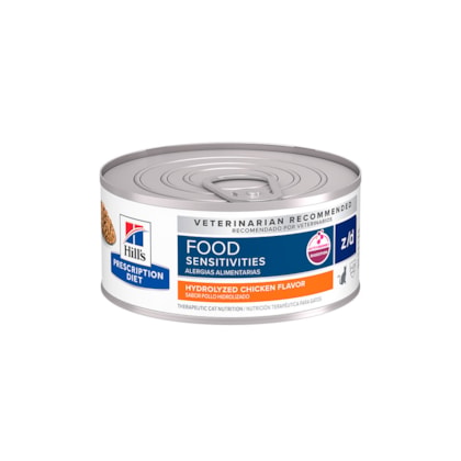 Ração Úmida Hill's Prescription Diet Z/D para Gatos Adultos com Alergias e Problemas de Pele 156g