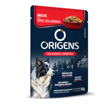 Ração Úmida Origens Premium Especial Cães Adultos Carne Com Abóbora