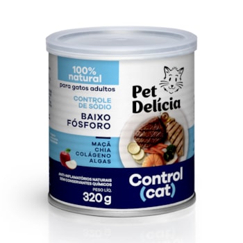 Ração Úmida Pet Delícia Control Cat Baixo Fósforo 320g