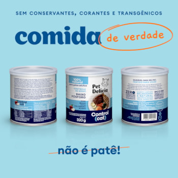 Ração Úmida Pet Delícia Control Cat Baixo Fósforo 320g