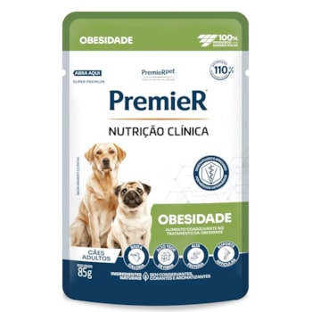 Ração Úmida Premier Nutrição Clínica para Cães Adultos Obesidade 85g