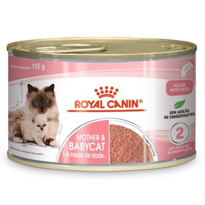 Ração Úmida Royal Canin Lata Mother & Babycat Instinctive para Gatas gestantes/lactantes e Gatos Filhotes