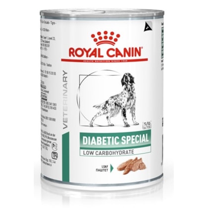 Ração Úmida Royal Canin Lata Veterinary Diet Diabetic para Cães com Diabetes