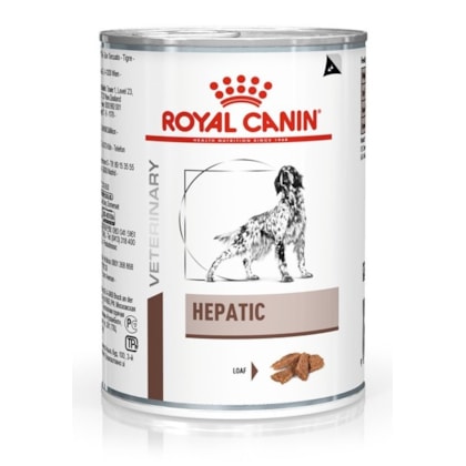 Ração Úmida Royal Canin Lata Veterinary Diet Hepatic para Cães com Insuficiência Hepática Crônica