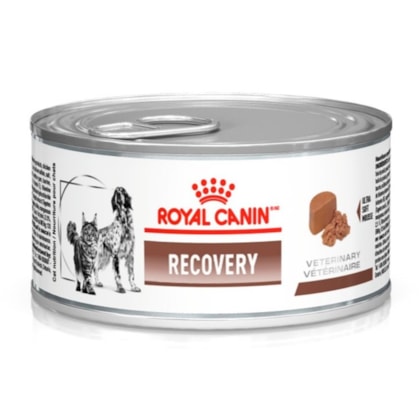 Ração Úmida Royal Canin Lata Veterinary Diet Recovery para Cães e Gatos em Recuperação