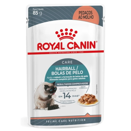 Ração Úmida Royal Canin Sachê Bolas de Pelo para Gatos Adultos