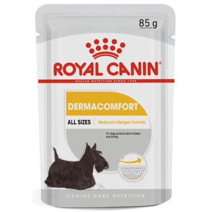 Ração Úmida Royal Canin Sachê Dermacomfort para Cães Adultos