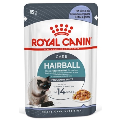 Ração Úmida Royal Canin Sachê Jelly Bolas de Pelo para Gatos Adultos