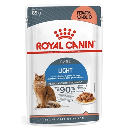 Ração Úmida Royal Canin Sachê Light para Gatos Adultos