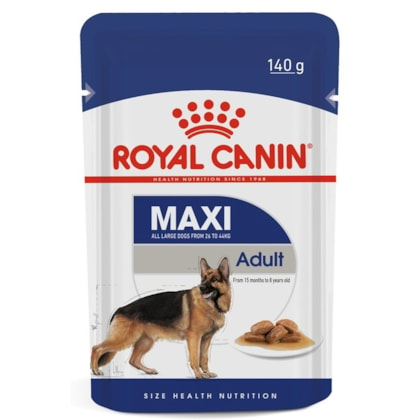 Ração Úmida Royal Canin Sachê Maxi Adult para Cães Adultos de Porte Grande