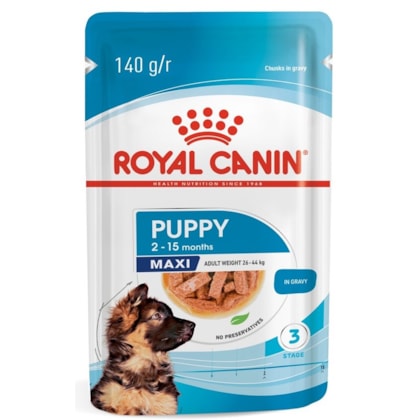 Ração Úmida Royal Canin Sachê Maxi Puppy para Cães Filhotes de Porte Grande