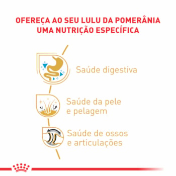 Ração Úmida Royal Canin Sachê Pomeranian para Cães Adultos da Raça Lulu da Pomerânia