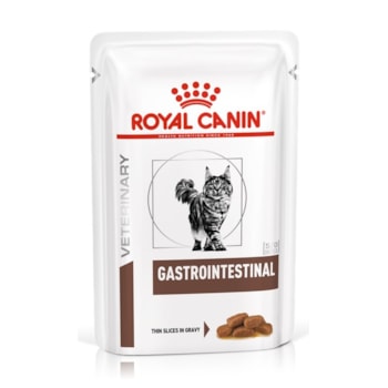 Ração Úmida Royal Canin Sachê Veterinary Diet Gastrointestinal Gatos com Doenças Intestinais