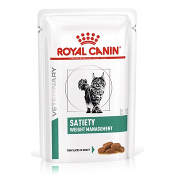 Ração Úmida Royal Canin Sachê Veterinary Diet Satiety para Gatos Com Excesso de Peso