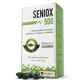 Seniox 500mg Suplemento com 30 cápsulas