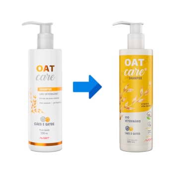 Shampoo Avert Oat Care para Cães e Gatos Shampoo Avert Oat Care para Cães e Gatos