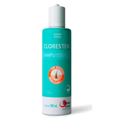 Shampoo Cloresten Antifungico e Antibacteriano