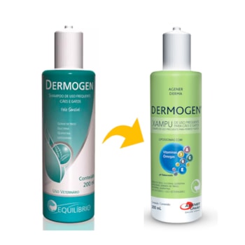 Shampoo Dermogen Agener União Shampoo Dermogen Agener União