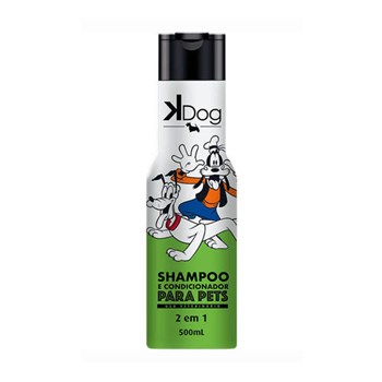Shampoo e Condicionador K-Dog Hidratante 2x1 - 500 mL