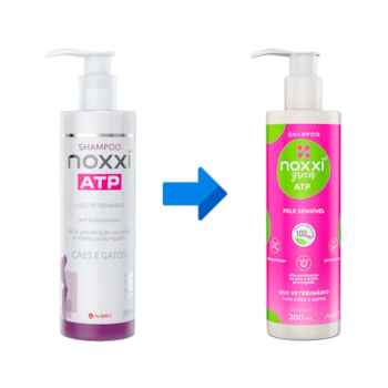 Shampoo Noxxi ATP para Cães e Gatos 200ml Shampoo Noxxi ATP para Cães e Gatos 200ml