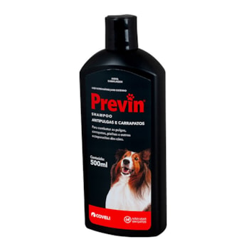 Shampoo Previn Antipulgas e Carrapatos Cães 500mL