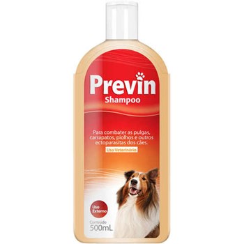 Shampoo Previn Antipulgas e Carrapatos Cães 500mL