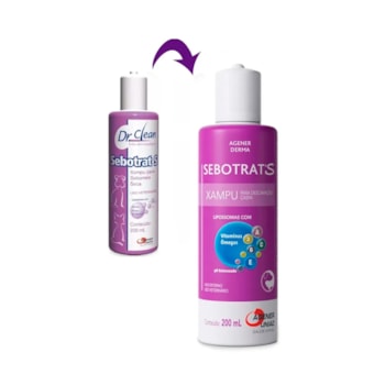 Shampoo Sebotrat-S Seborréia Seca 200mL Shampoo Sebotrat-S Seborréia Seca 200mL
