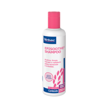 Shampoo Virbac Episoothe para Peles Sensíveis e Irritadas