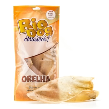 Snack Bio Dog Clássicos Orelha para Cães Com 1 Unidade Snack Bio Dog Clássicos Orelha para Cães Com 1 Unidade