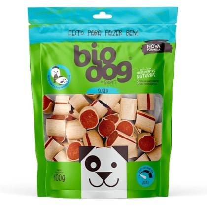 Snack Bio Dog Gourmet Sushi para Cães Adultos e Filhotes - 100g