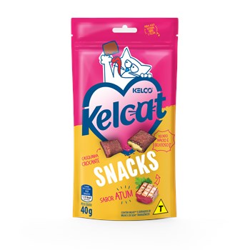 Snack Kelcat para Gatos Adultos Sabor Atum 40g