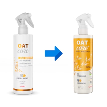 Spray Hidratante Oat Care Avert para Cães e Gatos