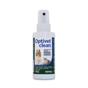 Spray para Limpeza Periocular Optivet Clean Vetnil 100ml