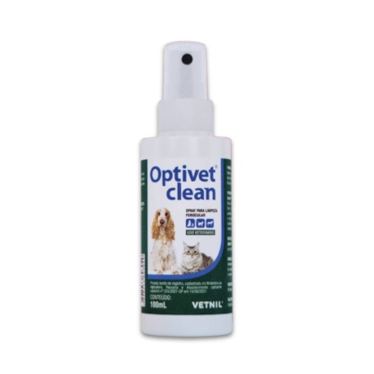 Spray para Limpeza Periocular Optivet Clean Vetnil 100ml