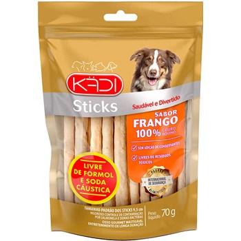Sticks Kadi para Cães sabor Frango com 20 unidades
