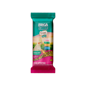 Sticks Natural Megazoo Vegetais para Calopsitas 120g