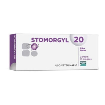 Stomorgyl 20 Antibiótico com 10 comprimidos