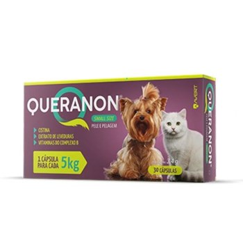 Suplemento Alimentar Avert Queranon Small Size para Cães e Gatos de 5 Kg com 30 comprimidos