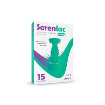 Suplemento Alimentar Avert Serenlac 225mg para Cães