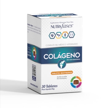 Suplemento Alimentar Nutrafases Colágeno para Cães com 30 Tabletes