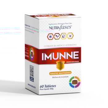 Suplemento Alimentar Nutrafases Imunne para Cães