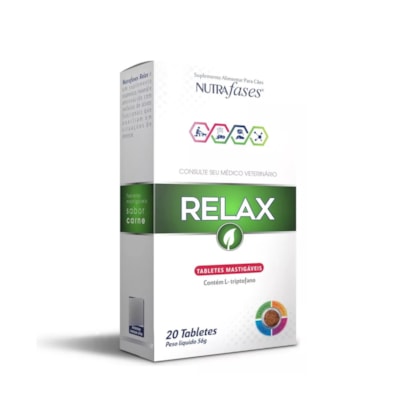 Suplemento Alimentar Nutrafases Relax para Cães