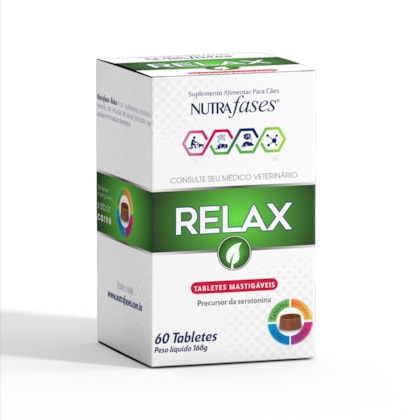 Suplemento Alimentar Nutrafases Relax para Cães