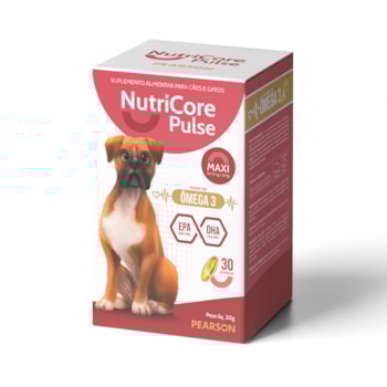 Suplemento Alimentar NutriCore Pulse Maxi para Cães - 30 capsulas Suplemento Alimentar NutriCore Pulse Maxi para Cães - 30 capsulas
