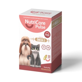 Suplemento Alimentar NutriCore Pulse Mini para Cães e Gatos - 30 capsulas Suplemento Alimentar NutriCore Pulse Mini para Cães e Gatos - 30 capsulas