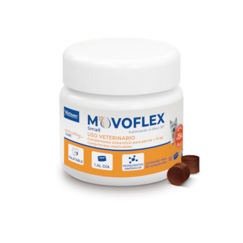 Suplemento Alimentar Virbac Movoflex para o Suporte às Estruturas Articulares