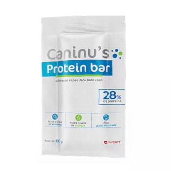 Suplemento Avert Caninu's Protein Bar 80g Suplemento Avert Caninu's Protein Bar 80g